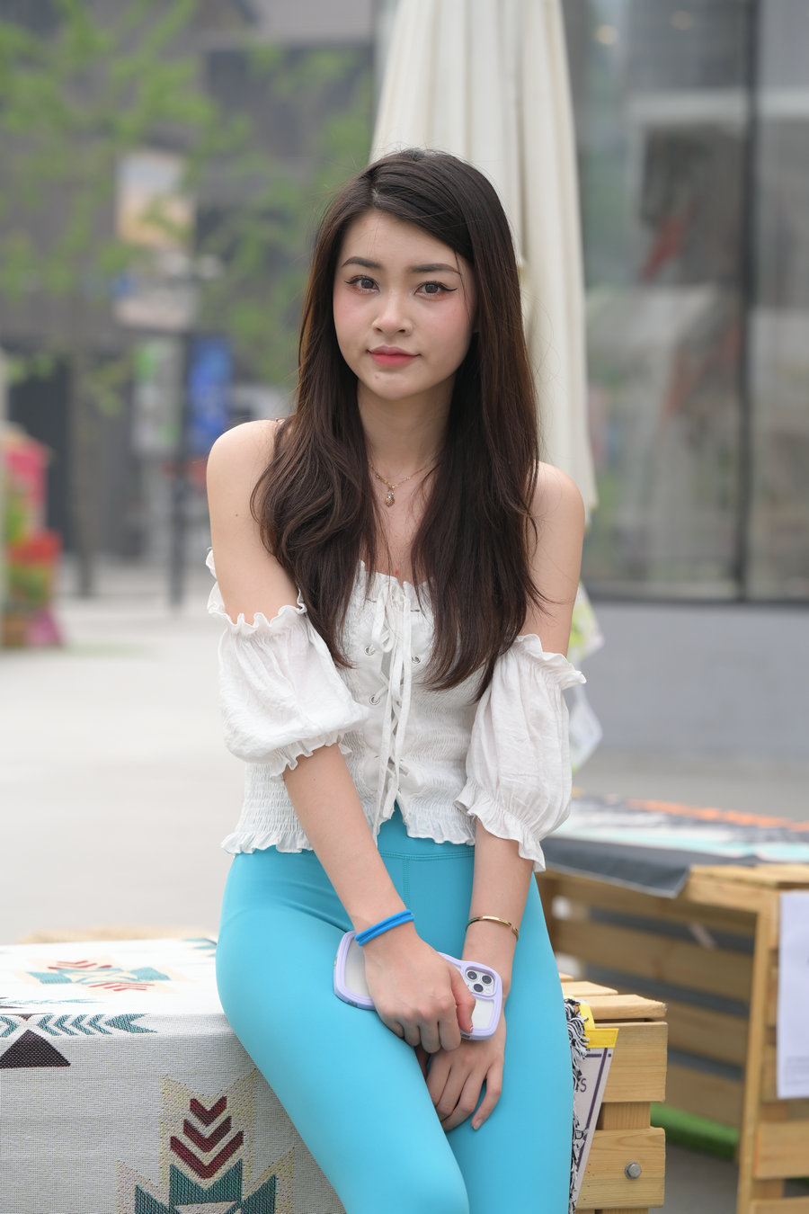 图片[2]-蓝色瑜伽裤漂亮女孩 J3299 769P-12.9GB-多米街拍
