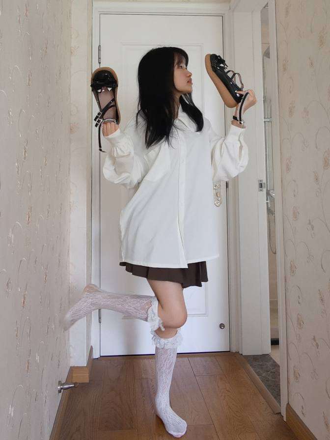 图片[3]-百褶裙可爱又大方的小姑娘【122P】20002-多米街拍