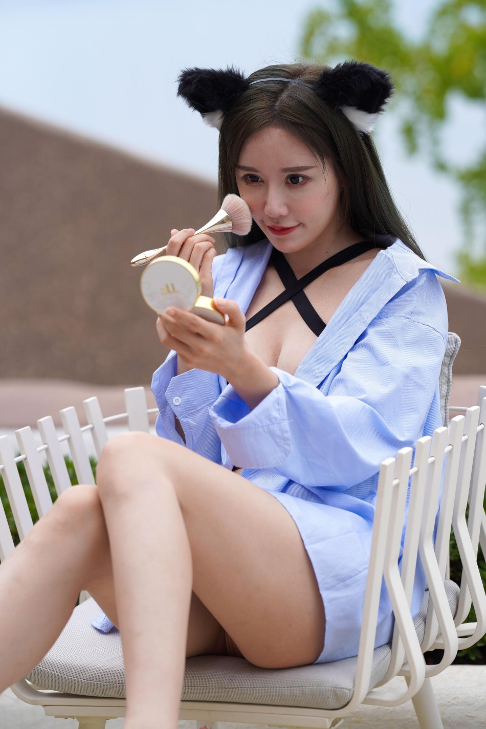 图片[5]-可爱的猫耳朵比基尼美少女【394P】00043-多米街拍
