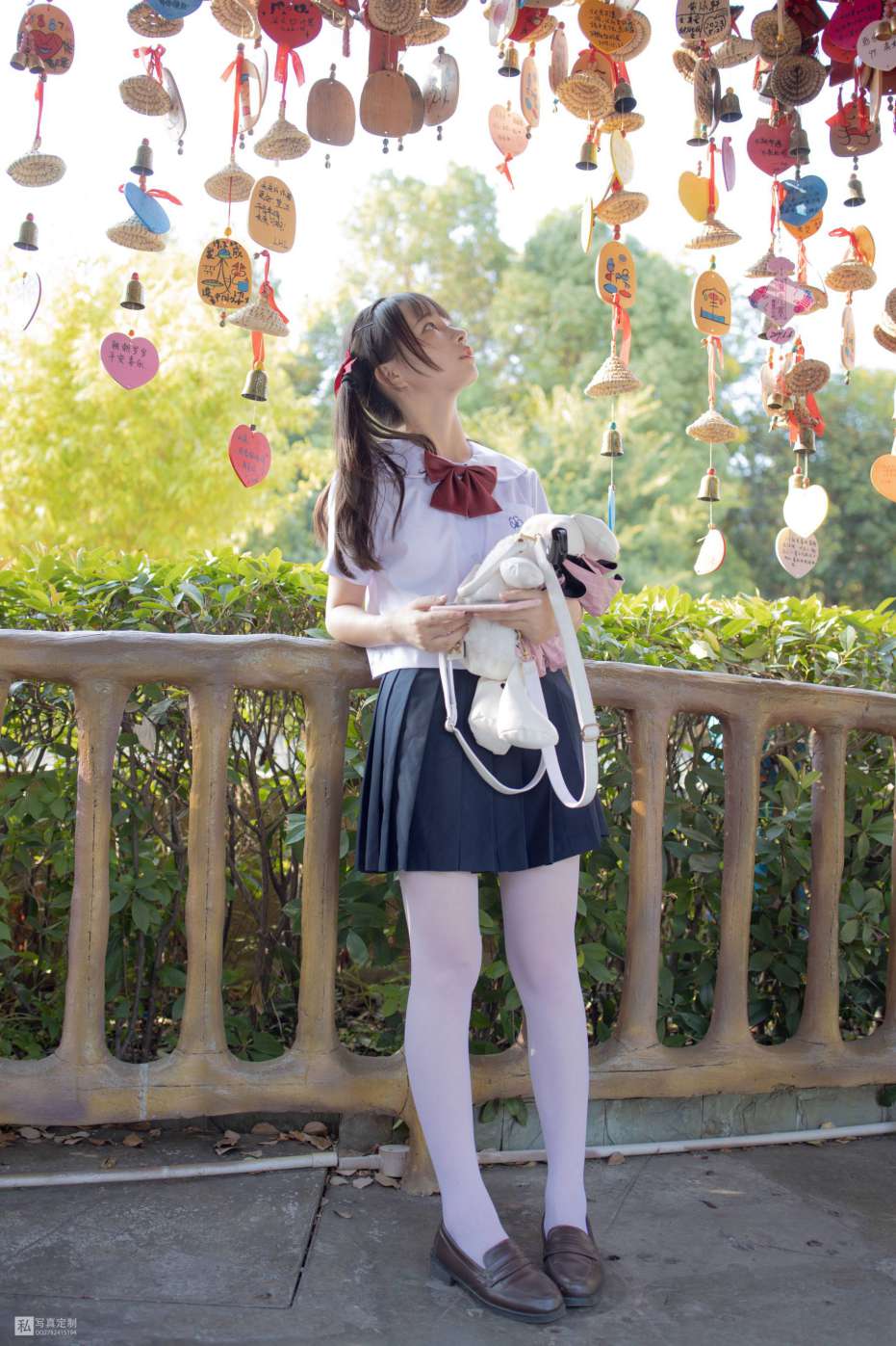 图片[5]-眼神好清澈的双马尾白丝女孩【75P】20019-多米街拍