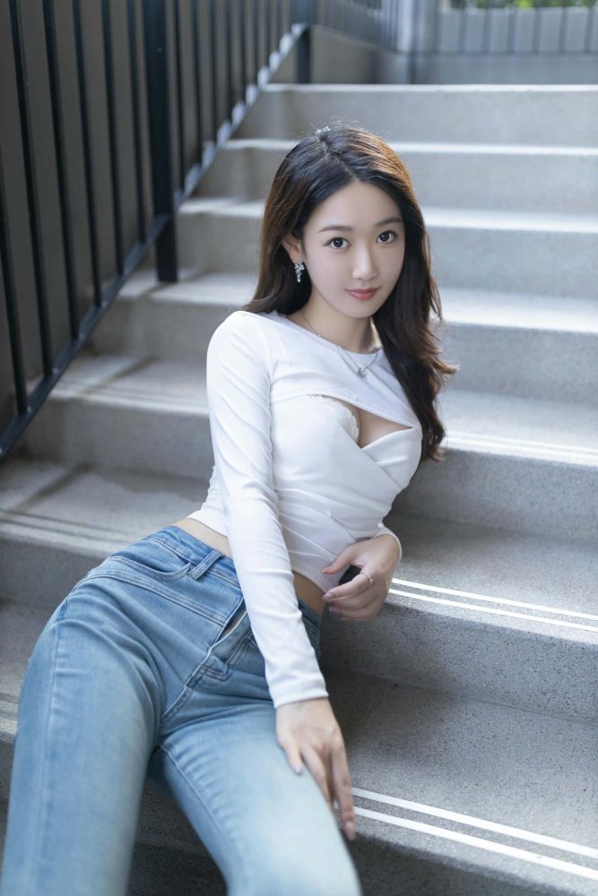 唐安琪 - 户外牛仔裤写真 【40P】P25226-多米街拍